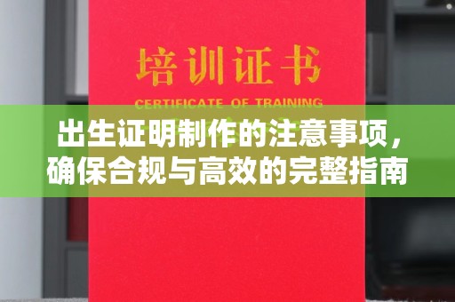 博湖出生证明制作的注意事项，确保合规与高效的完整指南